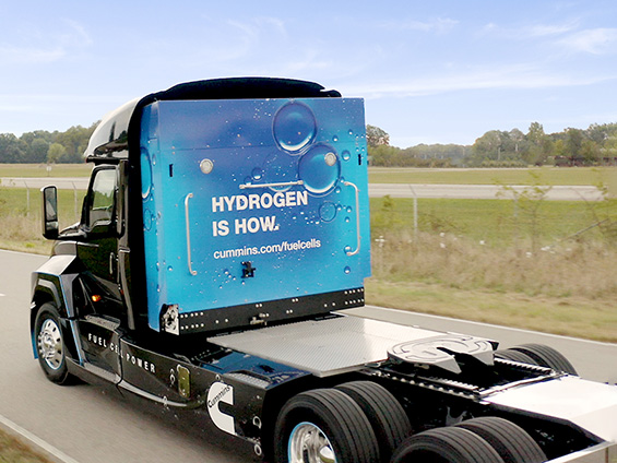 Cummins Hydrogen Fuel Cell Truck