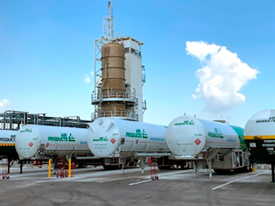 Liquefier at LaPorte liquid hydrogen plant