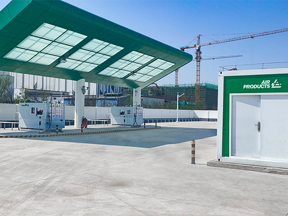 Air Products’ first state-of-the-art hydrogen fueling station in Shandong China 